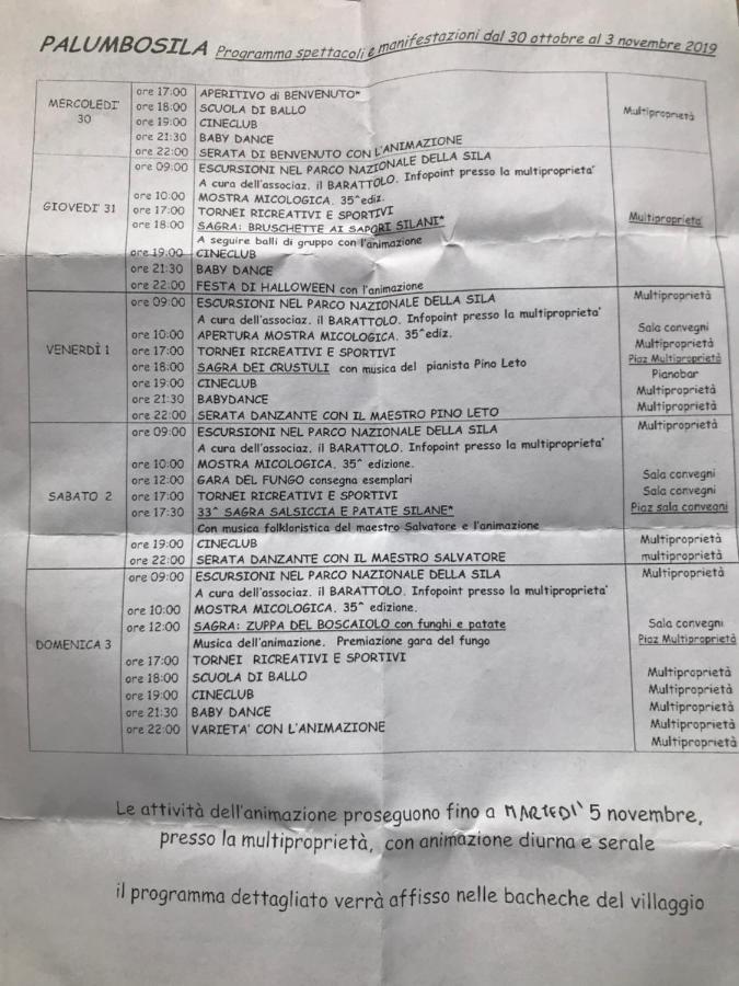 Villaggio Palumbo Sila - Appartamento Cotronei Exterior foto